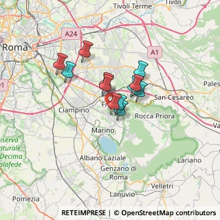 Mappa Via Selva Rustica, 00046 Grottaferrata RM, Italia (4.795)
