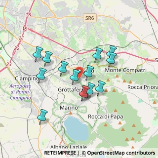 Mappa Via Selva Rustica, 00046 Grottaferrata RM, Italia (3.28786)