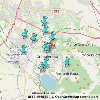 Mappa Via Selva Rustica, 00046 Grottaferrata RM, Italia (3.38)