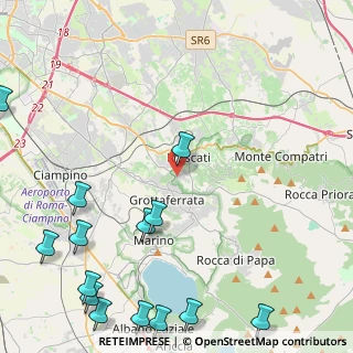 Mappa Via Selva Rustica, 00046 Grottaferrata RM, Italia (7.05214)