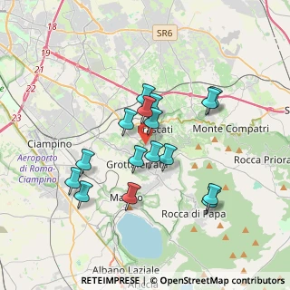 Mappa Via Selva Rustica, 00046 Grottaferrata RM, Italia (3.32938)