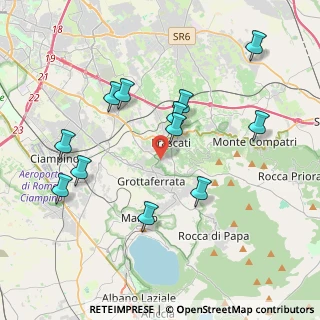 Mappa Via Selva Rustica, 00046 Grottaferrata RM, Italia (4.22833)