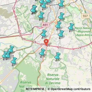 Mappa Via Giuseppe Failla, 00128 Roma RM, Italia (6.2605)
