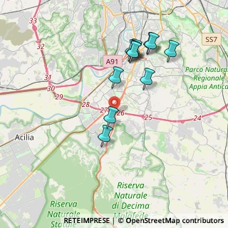 Mappa Via Giuseppe Failla, 00128 Roma RM, Italia (3.92)