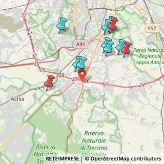 Mappa Via Giuseppe Failla, 00128 Roma RM, Italia (4.41)