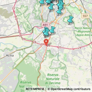 Mappa Via Giuseppe Failla, 00128 Roma RM, Italia (6.703)