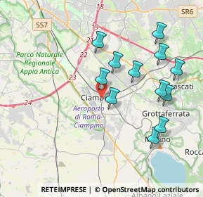 Mappa Via Col di Lana, 00043 Ciampino RM, Italia (4.06417)