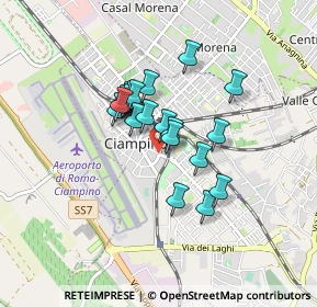 Mappa Via Col di Lana, 00043 Ciampino RM, Italia (0.642)