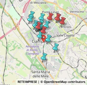 Mappa Via Col di Lana, 00043 Ciampino RM, Italia (1.482)