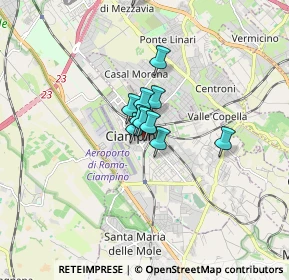 Mappa Via Col di Lana, 00043 Ciampino RM, Italia (1.02364)