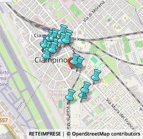 Mappa Via Col di Lana, 00043 Ciampino RM, Italia (0.383)