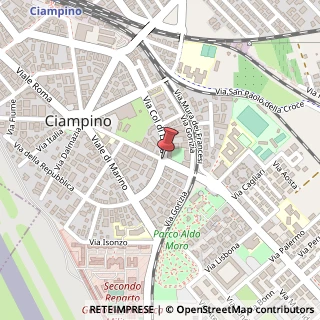 Mappa Via Principessa Pignatelli,  35, 00043 Ciampino, Roma (Lazio)