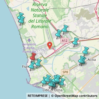 Mappa Via Mario Castoldi s.n.c 1°piano stanza 18 A - Cargo City Fiumicino Aeroporto, 00054 Fiumicino RM, Italia (6.0535)