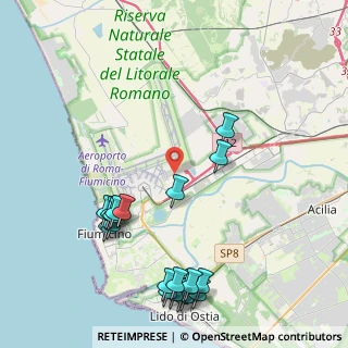 Mappa Via Mario Castoldi s.n.c 1°piano stanza 18 A - Cargo City Fiumicino Aeroporto, 00054 Fiumicino RM, Italia (5.476)