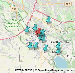 Mappa Via Pier Paolo Pasolini, 00043 Ciampino RM, Italia (2.56154)