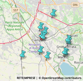 Mappa Via Pier Paolo Pasolini, 00043 Ciampino RM, Italia (3.4975)