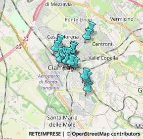 Mappa Via Pier Paolo Pasolini, 00043 Ciampino RM, Italia (0.8725)