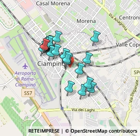 Mappa Via Pier Paolo Pasolini, 00043 Ciampino RM, Italia (0.7025)