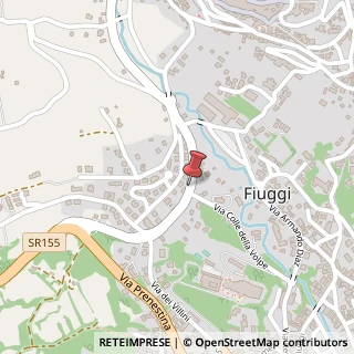 Mappa Via Cupa, 101, 03014 Fiuggi, Frosinone (Lazio)