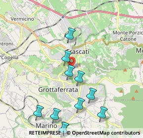 Mappa Via Umberto Pavoni, 00046 Grottaferrata RM, Italia (2.45818)