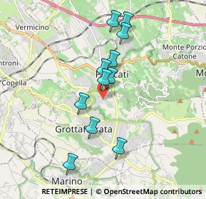 Mappa Via Umberto Pavoni, 00046 Grottaferrata RM, Italia (1.72909)