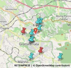 Mappa Via Umberto Pavoni, 00046 Grottaferrata RM, Italia (1.66727)