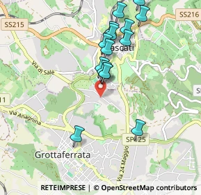 Mappa Via Umberto Pavoni, 00046 Grottaferrata RM, Italia (0.98)