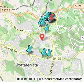 Mappa Via Umberto Pavoni, 00046 Grottaferrata RM, Italia (0.883)