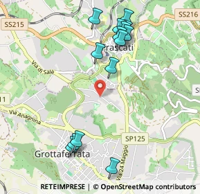 Mappa Via Umberto Pavoni, 00046 Grottaferrata RM, Italia (1.17286)