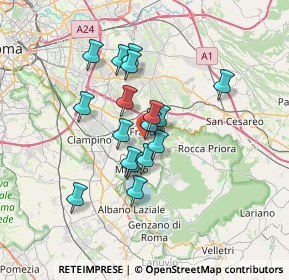 Mappa Via Umberto Pavoni, 00046 Grottaferrata RM, Italia (5.60706)