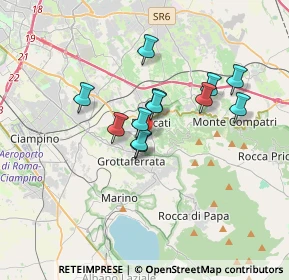 Mappa Via Umberto Pavoni, 00046 Grottaferrata RM, Italia (2.79417)