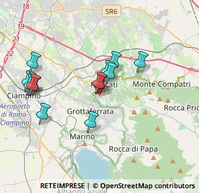 Mappa Via Umberto Pavoni, 00046 Grottaferrata RM, Italia (3.63231)