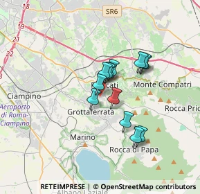 Mappa Via Umberto Pavoni, 00046 Grottaferrata RM, Italia (2.52385)