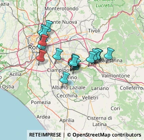 Mappa Via Umberto Pavoni, 00046 Grottaferrata RM, Italia (10.17167)