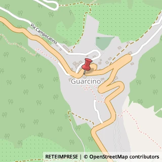 Mappa Via Alfonso Milani, 2, 03016 Guarcino, Frosinone (Lazio)