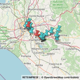 Mappa Via Montiglioni, 00046 Grottaferrata RM, Italia (10.11)