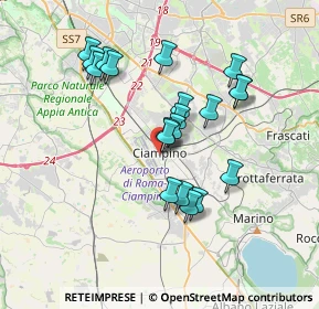 Mappa Via Dalmazia, 00043 Ciampino RM, Italia (3.3705)