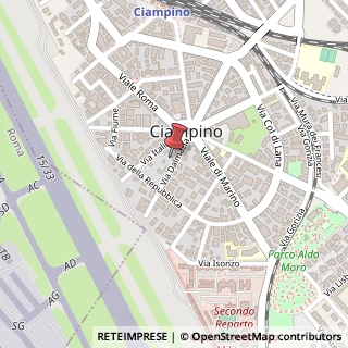 Mappa Via Dalmazia, 8, 00043 Ciampino, Roma (Lazio)