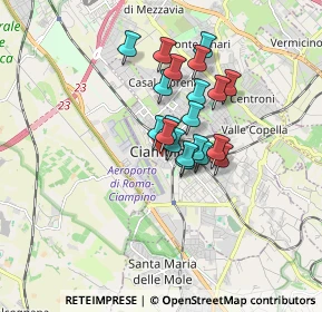 Mappa Via Dalmazia, 00043 Ciampino RM, Italia (1.2475)