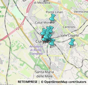 Mappa Via Dalmazia, 00043 Ciampino RM, Italia (1.04909)