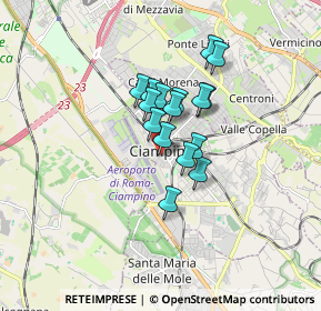 Mappa Via Dalmazia, 00043 Ciampino RM, Italia (1.17)