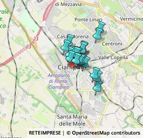 Mappa Via Dalmazia, 00043 Ciampino RM, Italia (0.887)