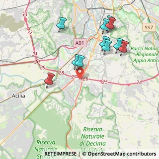 Mappa Via Massimo Meliconi, 00128 Roma RM, Italia (4.44273)