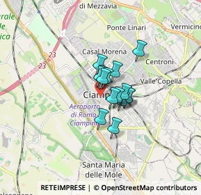 Mappa Via della Repubblica, 00043 Ciampino RM, Italia (0.91133)