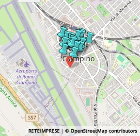 Mappa Via della Repubblica, 00043 Ciampino RM, Italia (0.288)