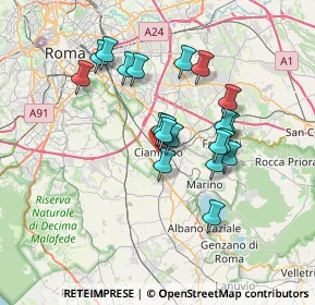 Mappa Via della Repubblica, 00043 Ciampino RM, Italia (6.233)