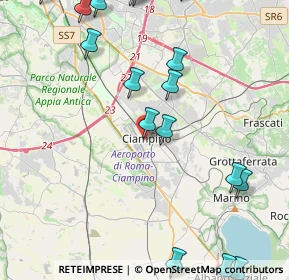 Mappa Via della Repubblica, 00043 Ciampino RM, Italia (6.5295)