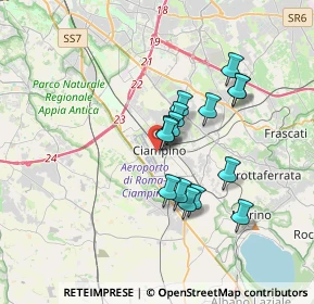 Mappa Via della Repubblica, 00043 Ciampino RM, Italia (2.98467)