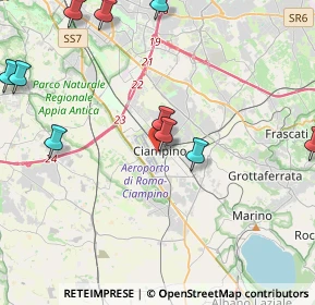 Mappa Via della Repubblica, 00043 Ciampino RM, Italia (5.73545)