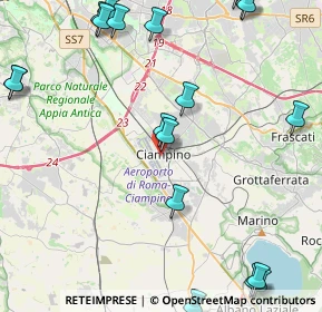 Mappa Via della Repubblica, 00043 Ciampino RM, Italia (6.519)
